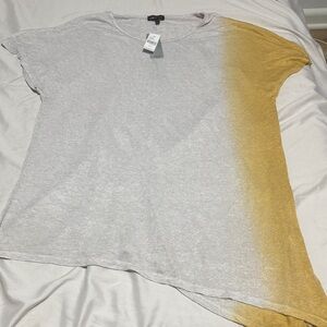 Lane Bryant Light Gray Top